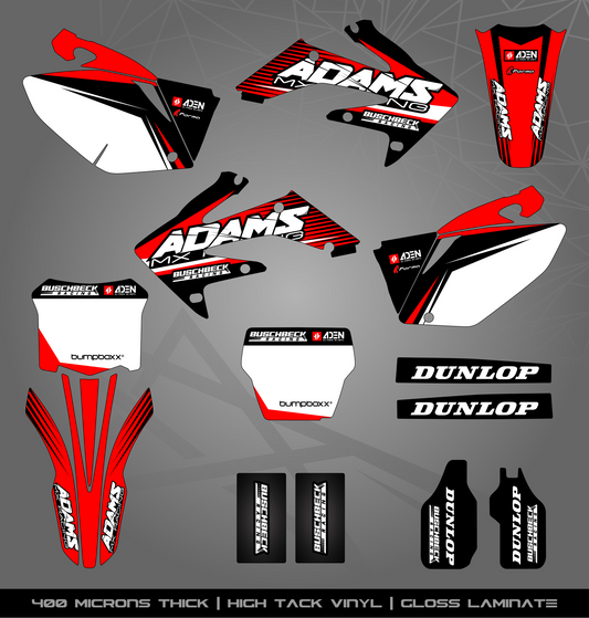 Full Sticker Kit for Honda MX bike