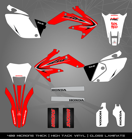 Full Sticker Kit for Honda MX bike