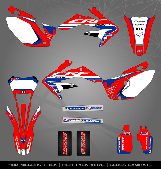 Full Sticker Kit for Honda MX bike