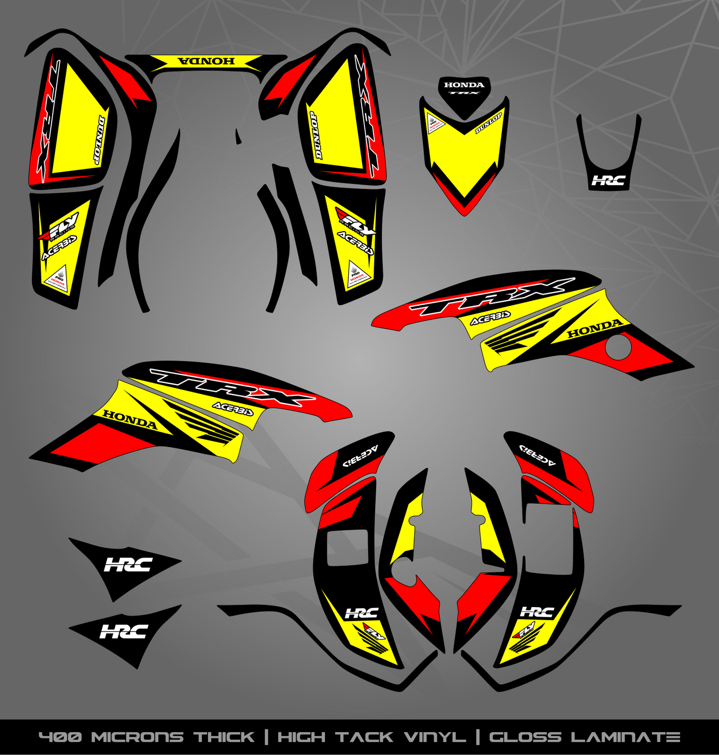 Full Sticker Kit for Honda TRX 400 EX (2005-2007)