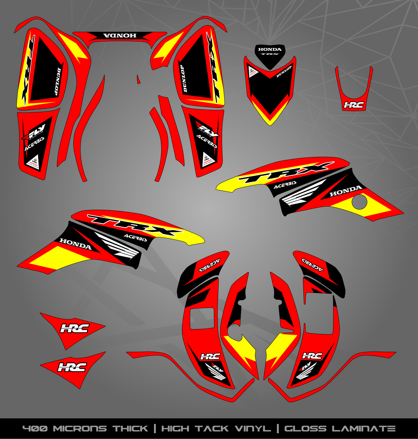 Full Sticker Kit for Honda TRX 400 EX (2005-2007)