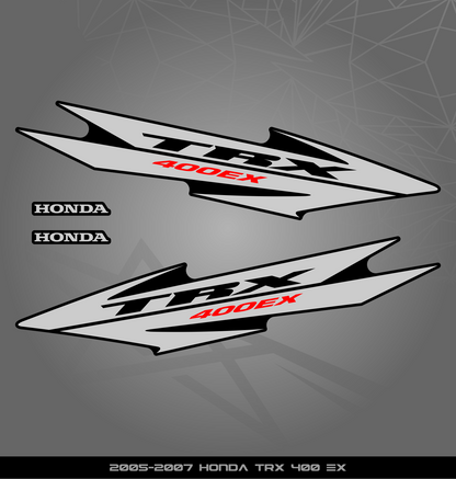 Partial Sticker Kit for Honda TRX 400 EX (2005-2007)