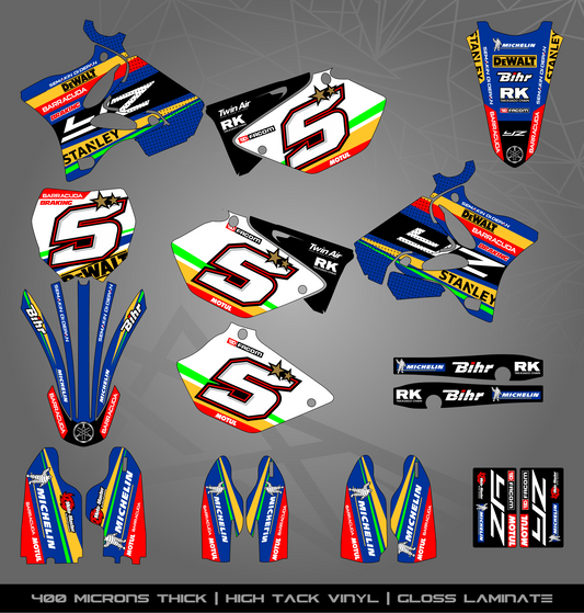 Full Sticker Kit for Yamaha MX bike
