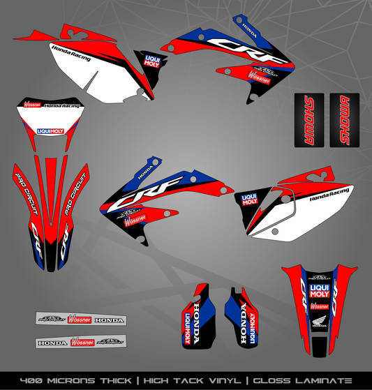 Full Sticker Kit for Honda MX bike