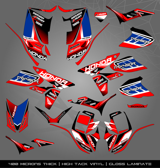 Full Sticker Kit for Honda TRX 450 R (2005-2018)