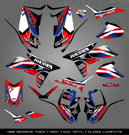 Full Sticker Kit for Honda TRX 450 R (2005-2018)