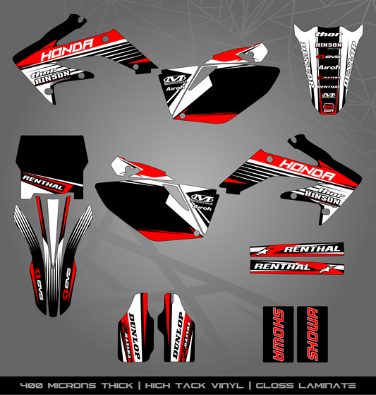 Full Sticker Kit for Honda MX bike