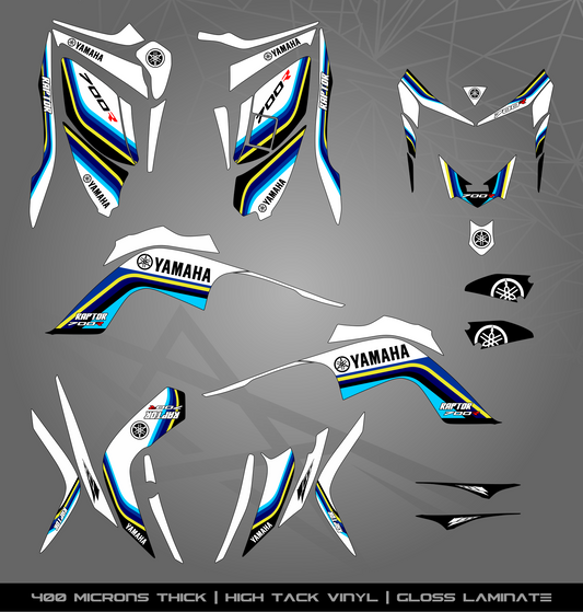 Full Sticker Kit for Yamaha Raptor 700 R (2006-2008)