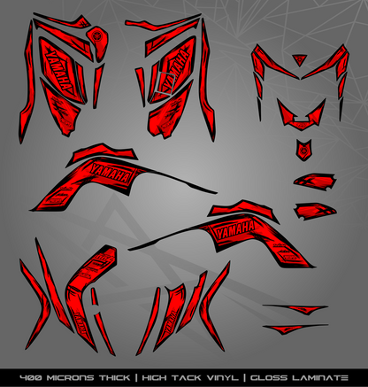 Full Sticker Kit for Yamaha Raptor 700 R (2006-2008)