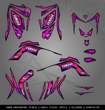 Full Sticker Kit for Yamaha Raptor 700 R (2006-2008)