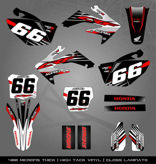 Full Sticker Kit for Honda MX bike