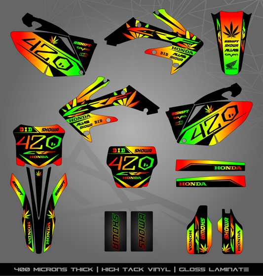 Full Sticker Kit for Honda MX bike