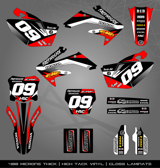 Full Sticker Kit for Honda MX bike