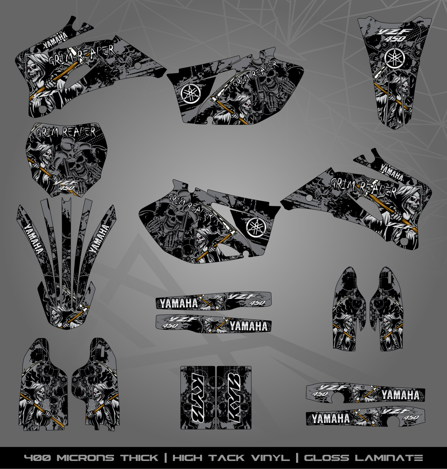 Full Sticker Kit for Yamaha MX bike