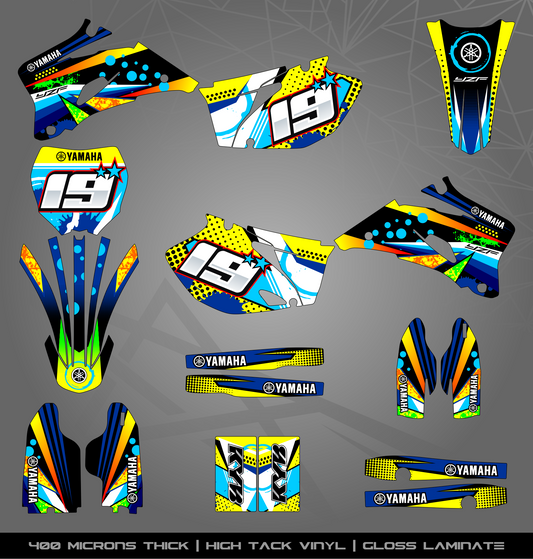 Full Sticker Kit for Yamaha MX bike