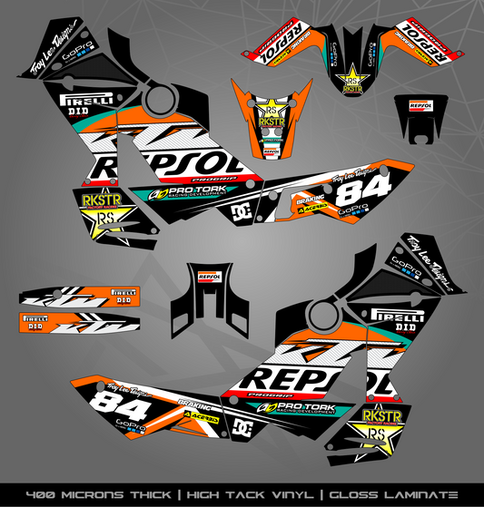 Full Sticker Kit for KTM 990 Adventure (2006-2013)