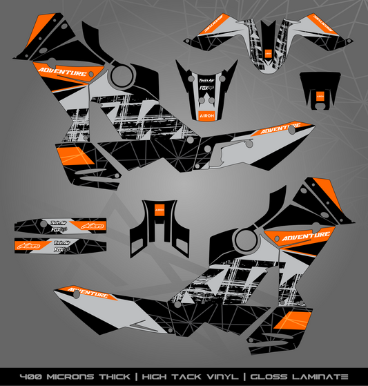 Full Sticker Kit for KTM 990 Adventure (2006-2013)