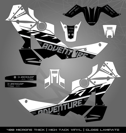Full Sticker Kit for KTM 990 Adventure (2006-2013)