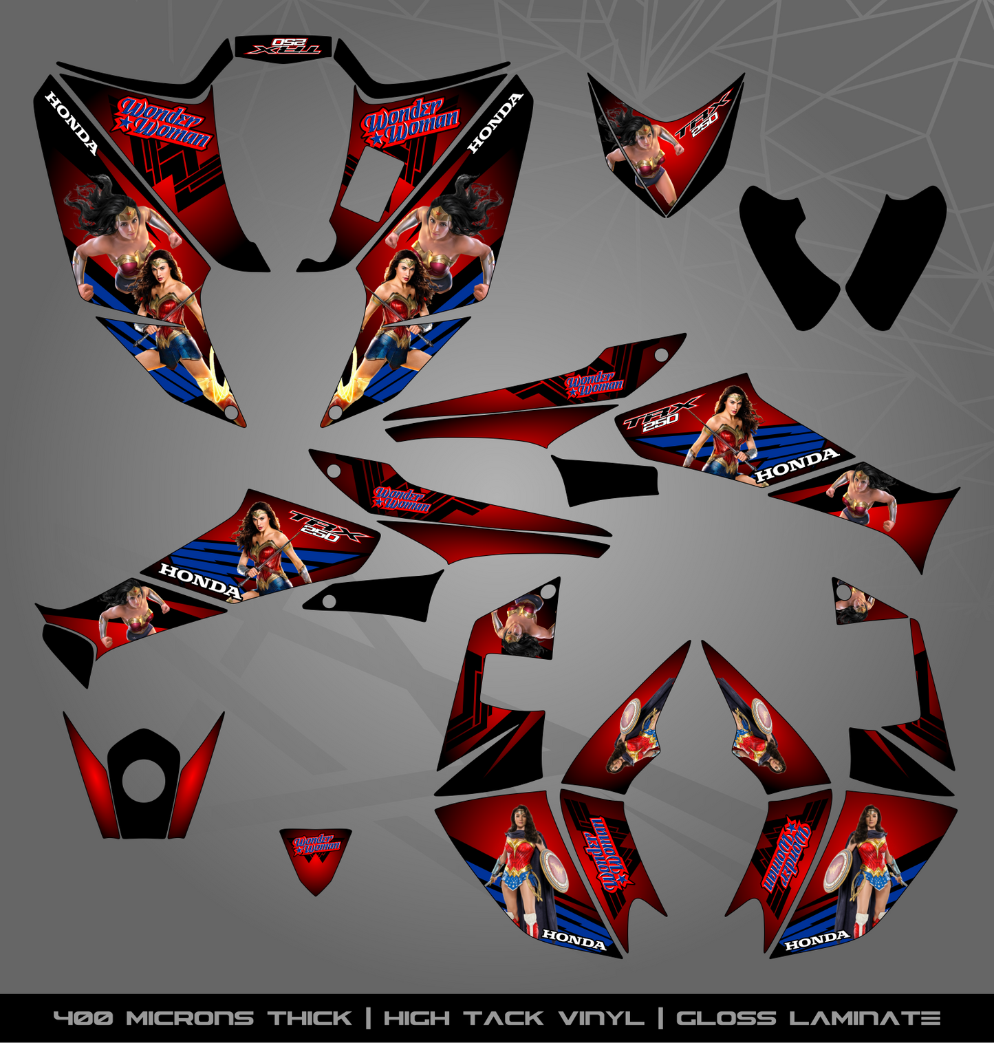 Full Sticker Kit for Honda TRX 250 (2006-2018)