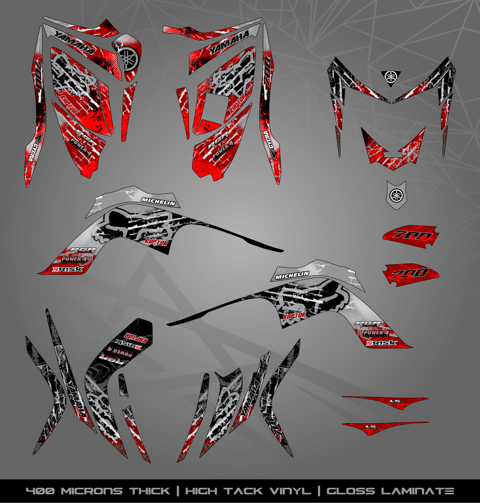 Yamaha Raptor 700R (2006-2008) – STICKER KITS SOUTH AFRICA