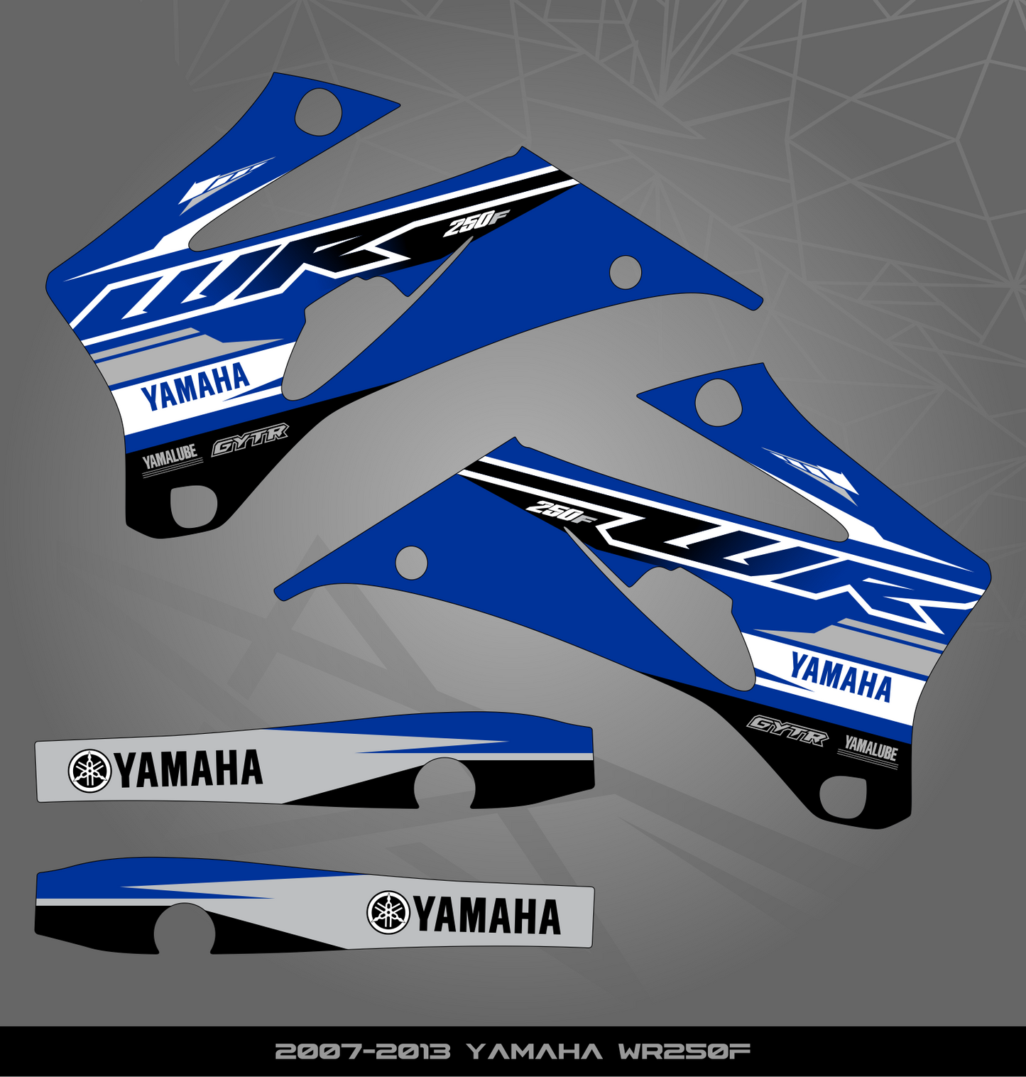 Partial Sticker Kit for Yamaha WR 250 F (2007-2013)