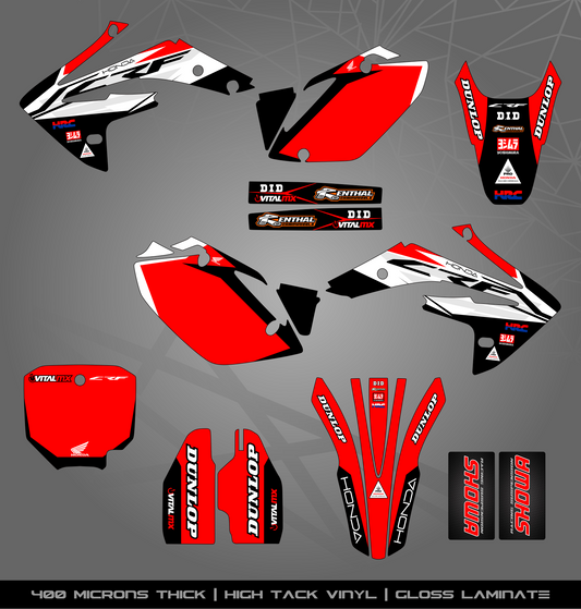 Full Sticker Kit for Honda MX bike