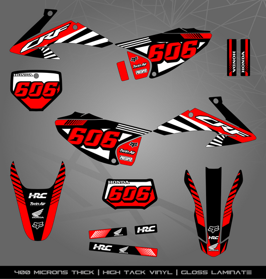 Full Sticker Kit for Honda MX bike
