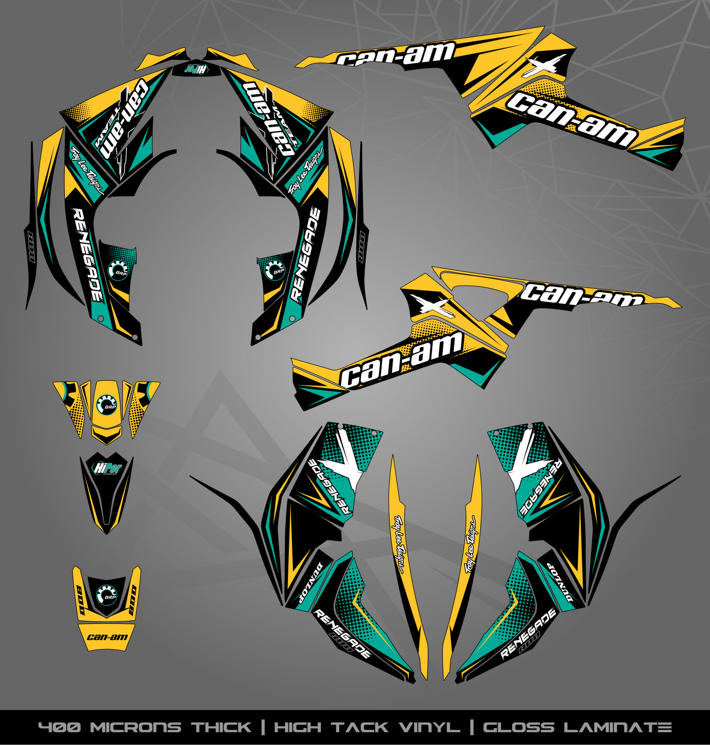 Full Sticker Kit for Can Am Renegade 800 (2008-2017)