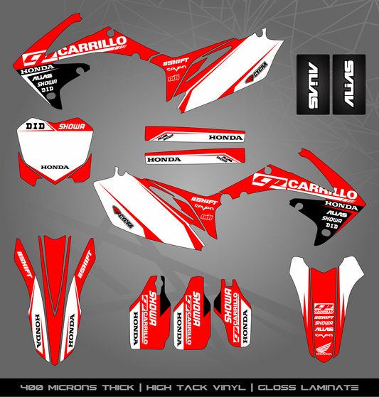 Full Sticker Kit for Honda MX bike