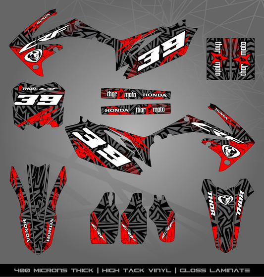 Full Sticker Kit for Honda MX bike