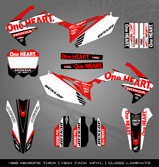 Full Sticker Kit for Honda MX bike