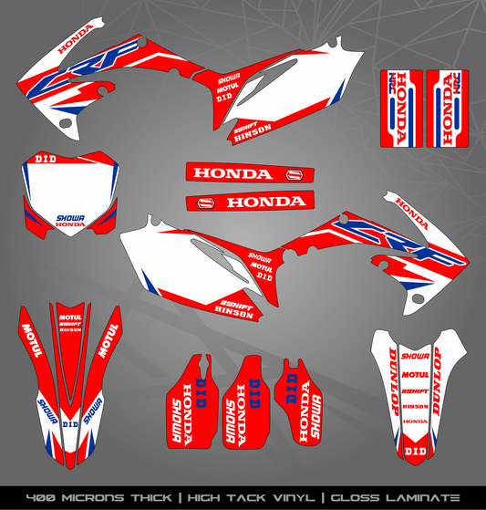 Full Sticker Kit for Honda MX bike