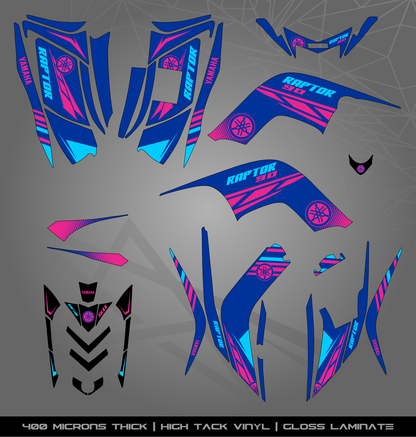 Full Sticker Kit for Yamaha Raptor 90 (2009-2015)