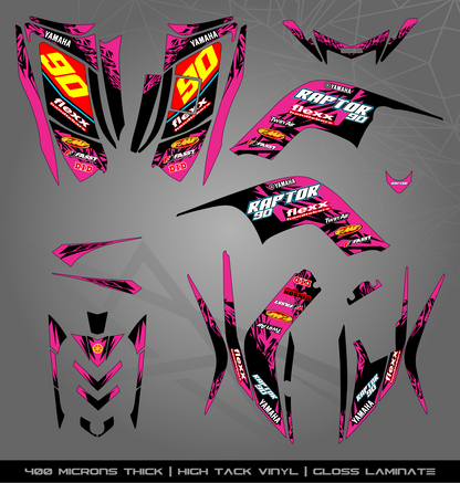 Full Sticker Kit for Yamaha Raptor 90 (2009-2015)