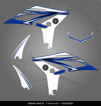Partial Sticker Kit for Yamaha YZ 250 F (2010-2013)