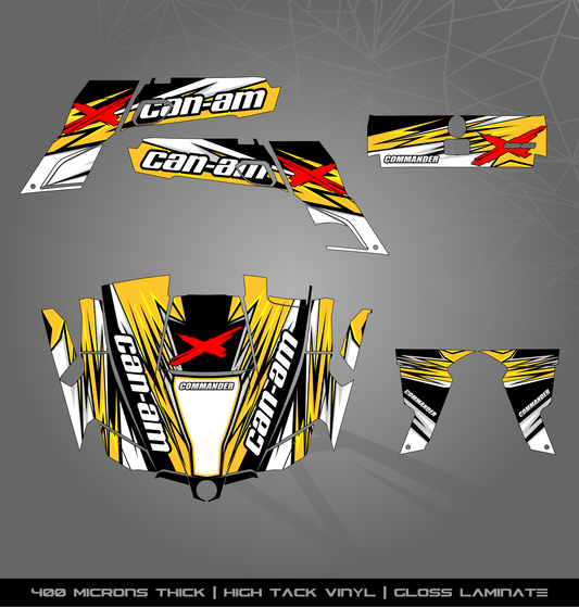 Full Sticker Kit for Can Am Commander (2010-2017)