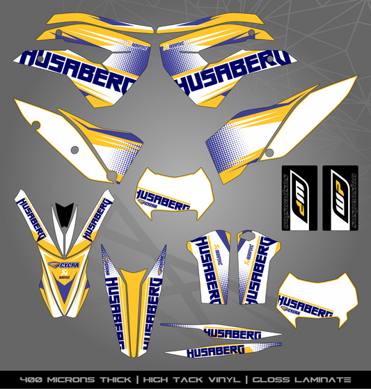 Full Sticker Kit for Husaberg bike