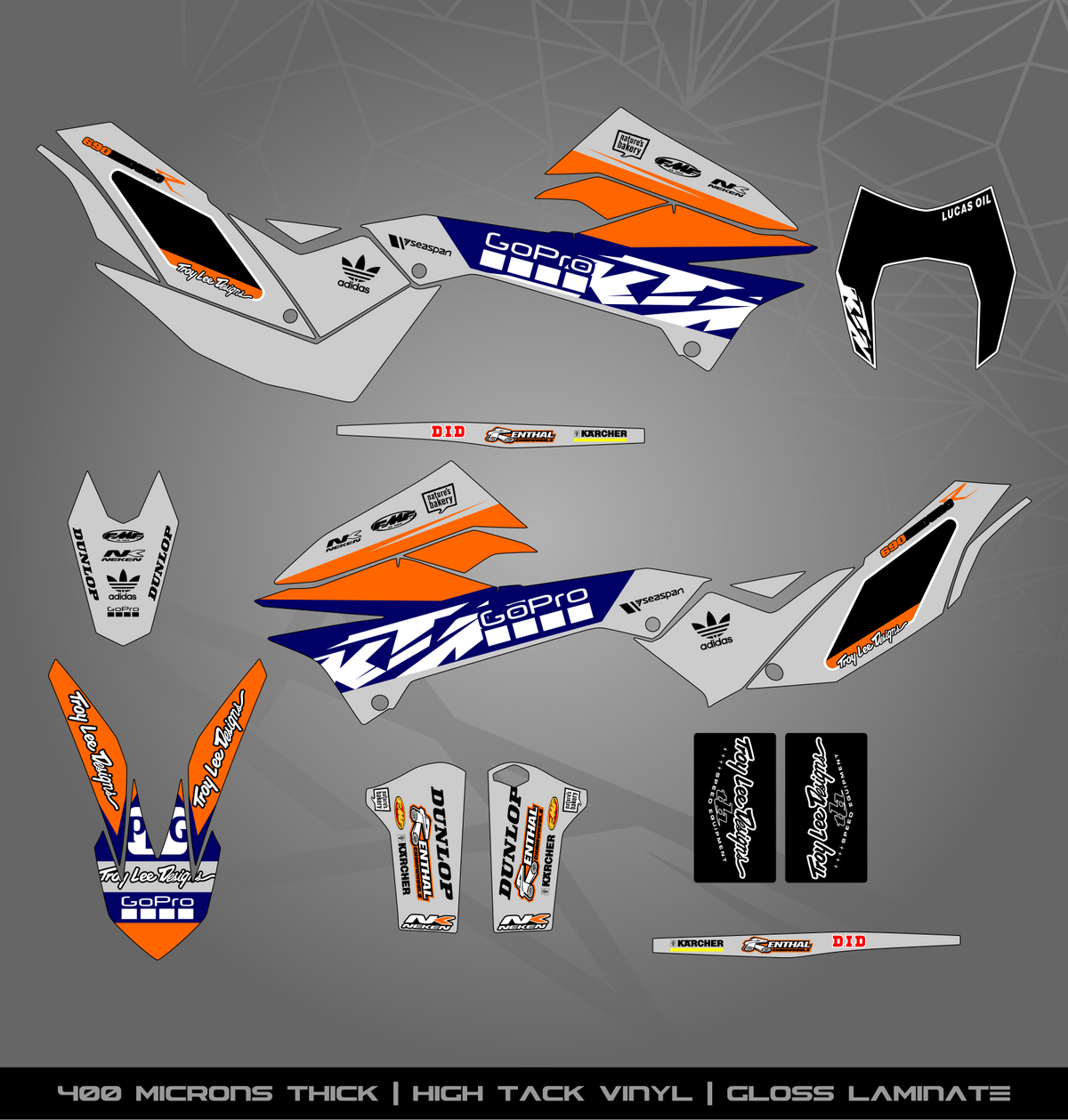 Enduro R Sticker Kit Full Sticker Kit for KTM 690 Enduro R – STICKER KITS SOUTH AFRICA