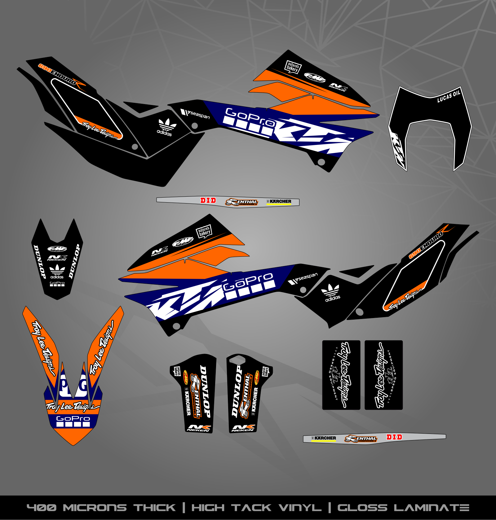 Full Sticker Kit for KTM 690 Enduro R – STICKER KITS SOUTH AFRICA