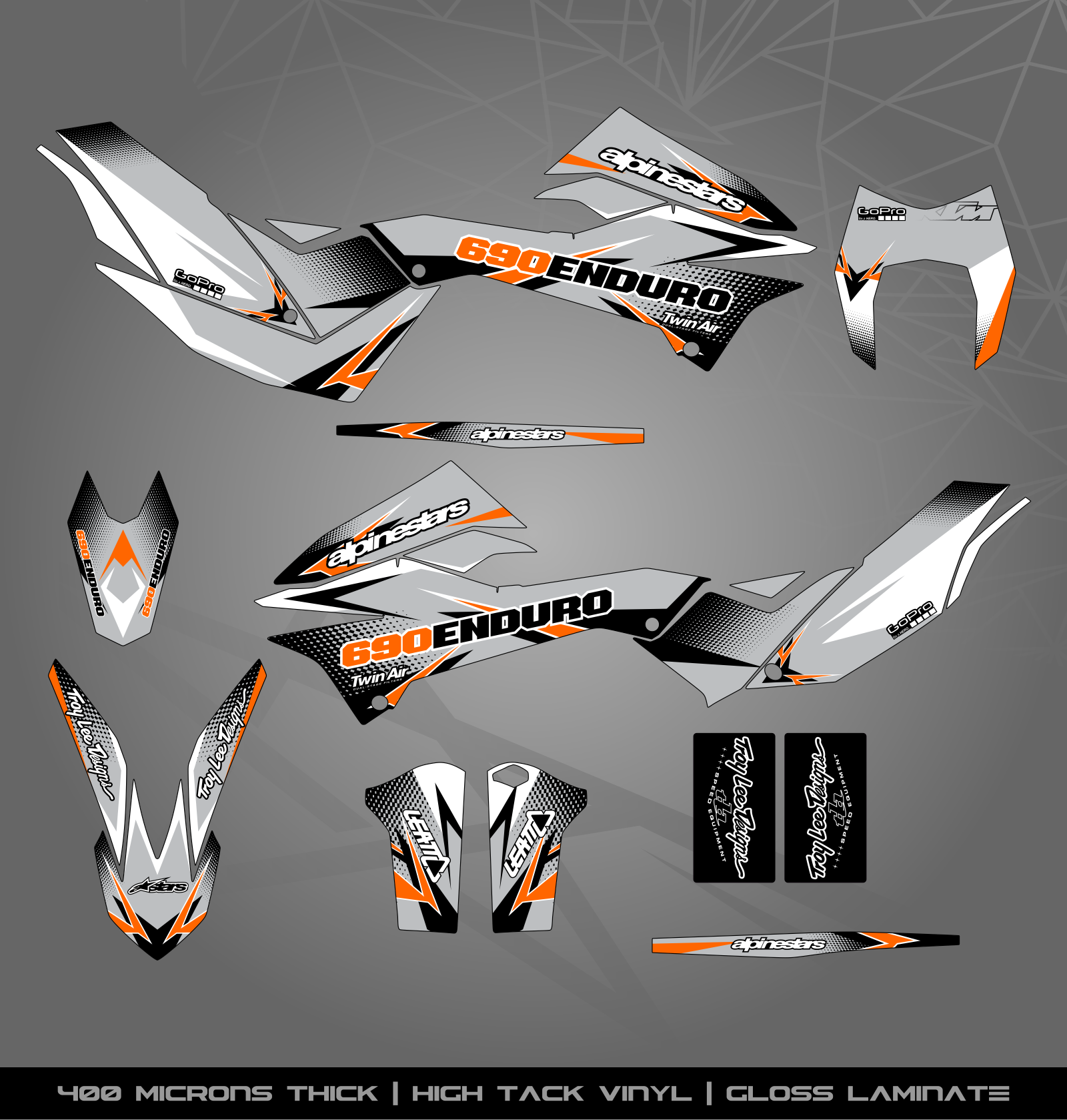 Full Sticker Kit for KTM 690 Enduro R – STICKER KITS SOUTH AFRICA