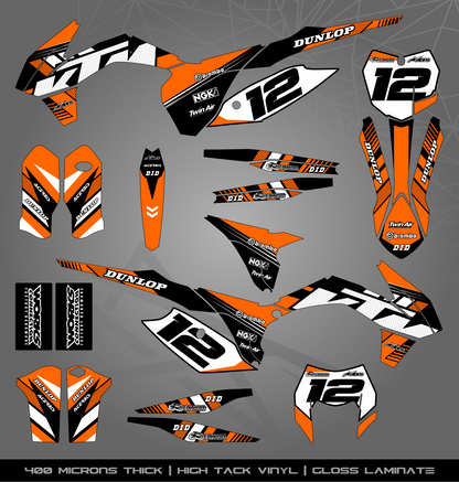 Full Sticker Kit for KTM MX / Enduro bike