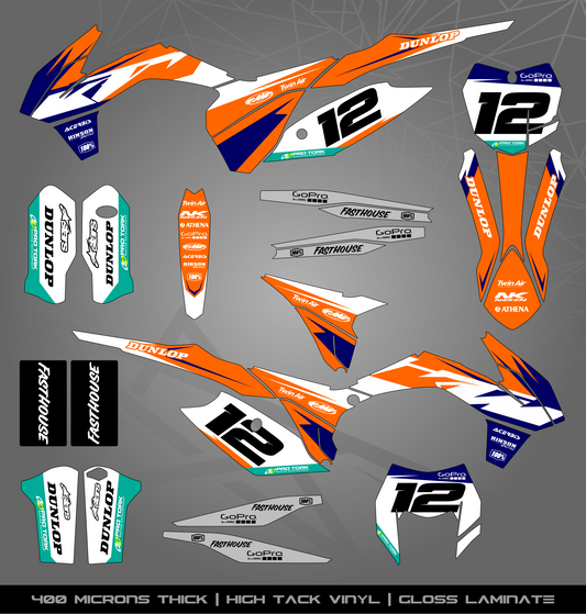 Full Sticker Kit for KTM MX / Enduro bike
