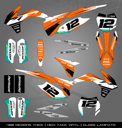 Full Sticker Kit for KTM MX / Enduro bike