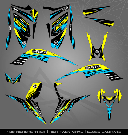 Full Sticker Kit for Yamaha Raptor 700 R (2013-2022)