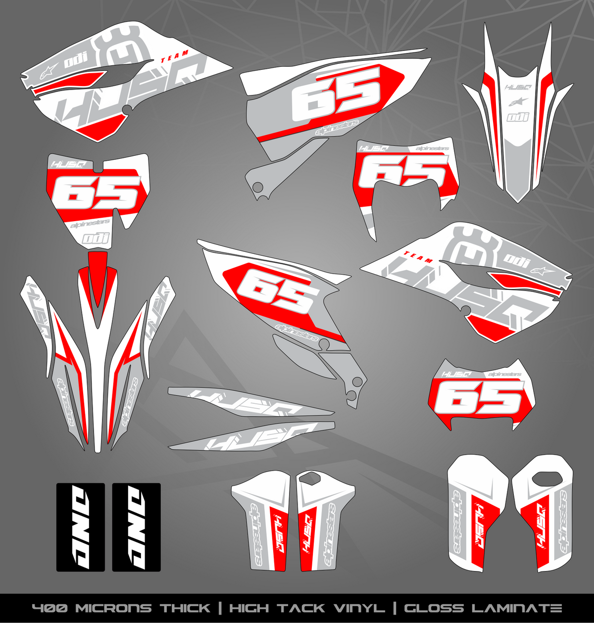 Full Sticker Kit for Husqvarna MX / Enduro bike