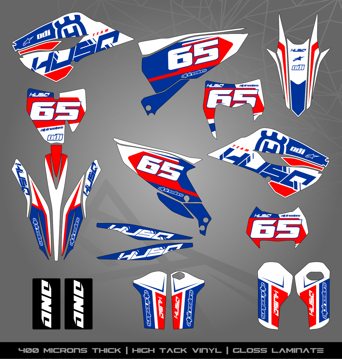 Full Sticker Kit for Husqvarna MX / Enduro bike