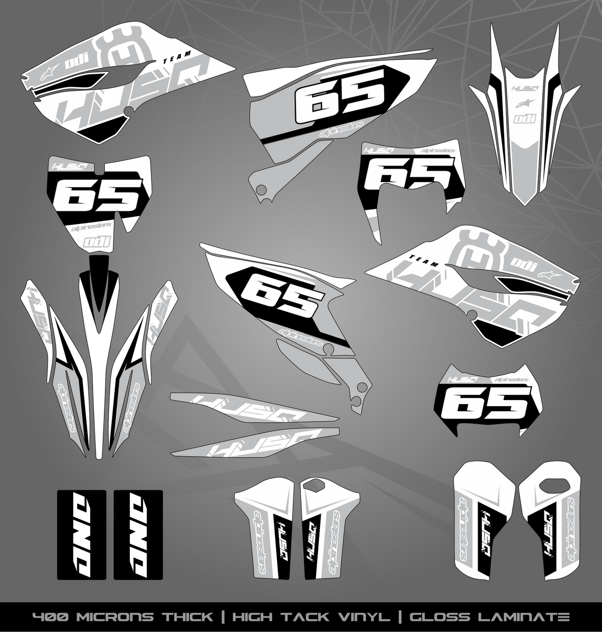 Full Sticker Kit for Husqvarna MX / Enduro bike