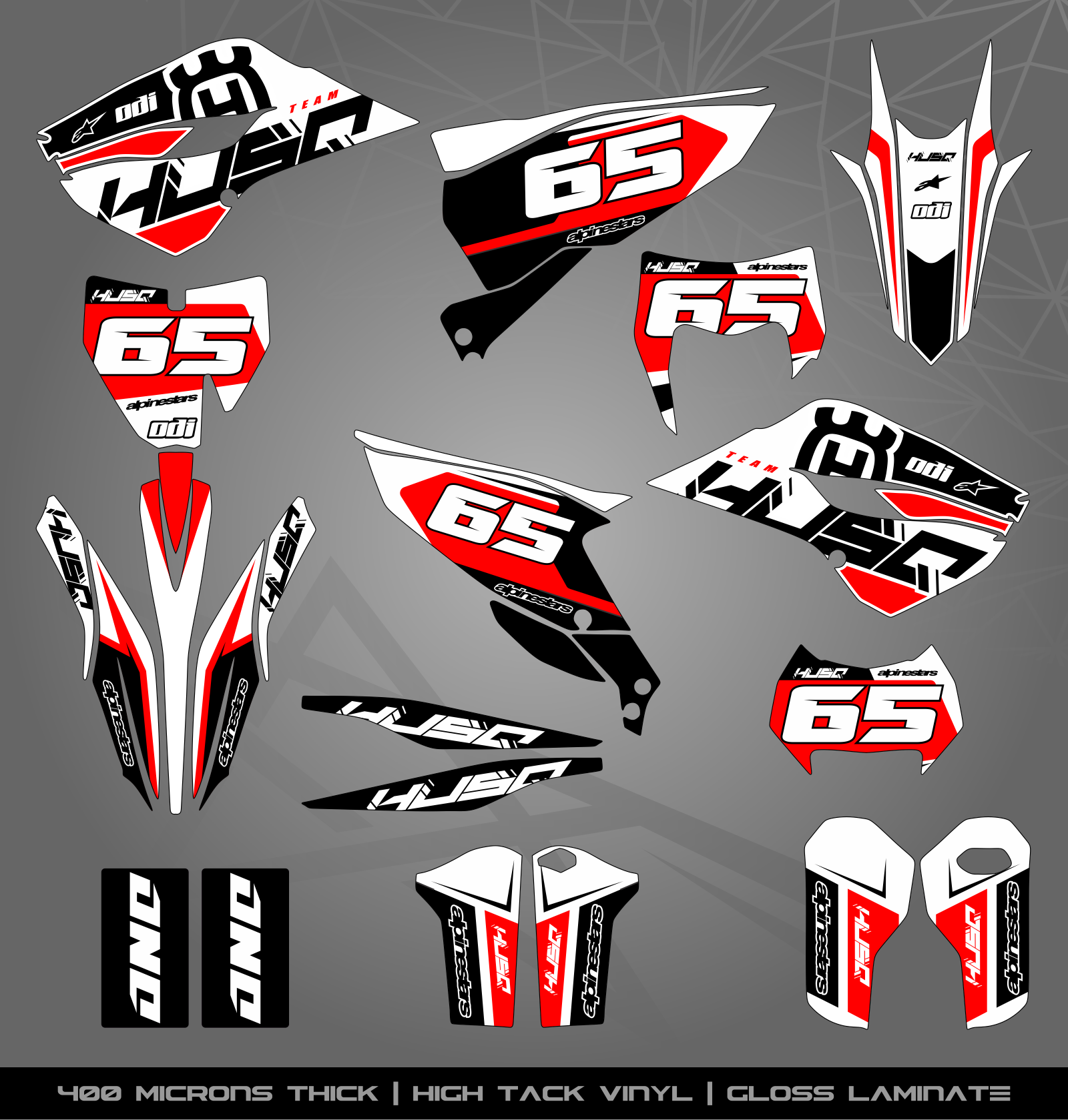 Full Sticker Kit for Husqvarna MX / Enduro bike – STICKER KITS SOUTH AFRICA