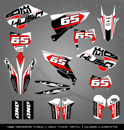 Full Sticker Kit for Husqvarna MX / Enduro bike
