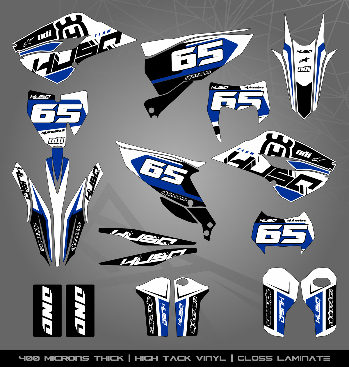 Full Sticker Kit for Husqvarna MX / Enduro bike